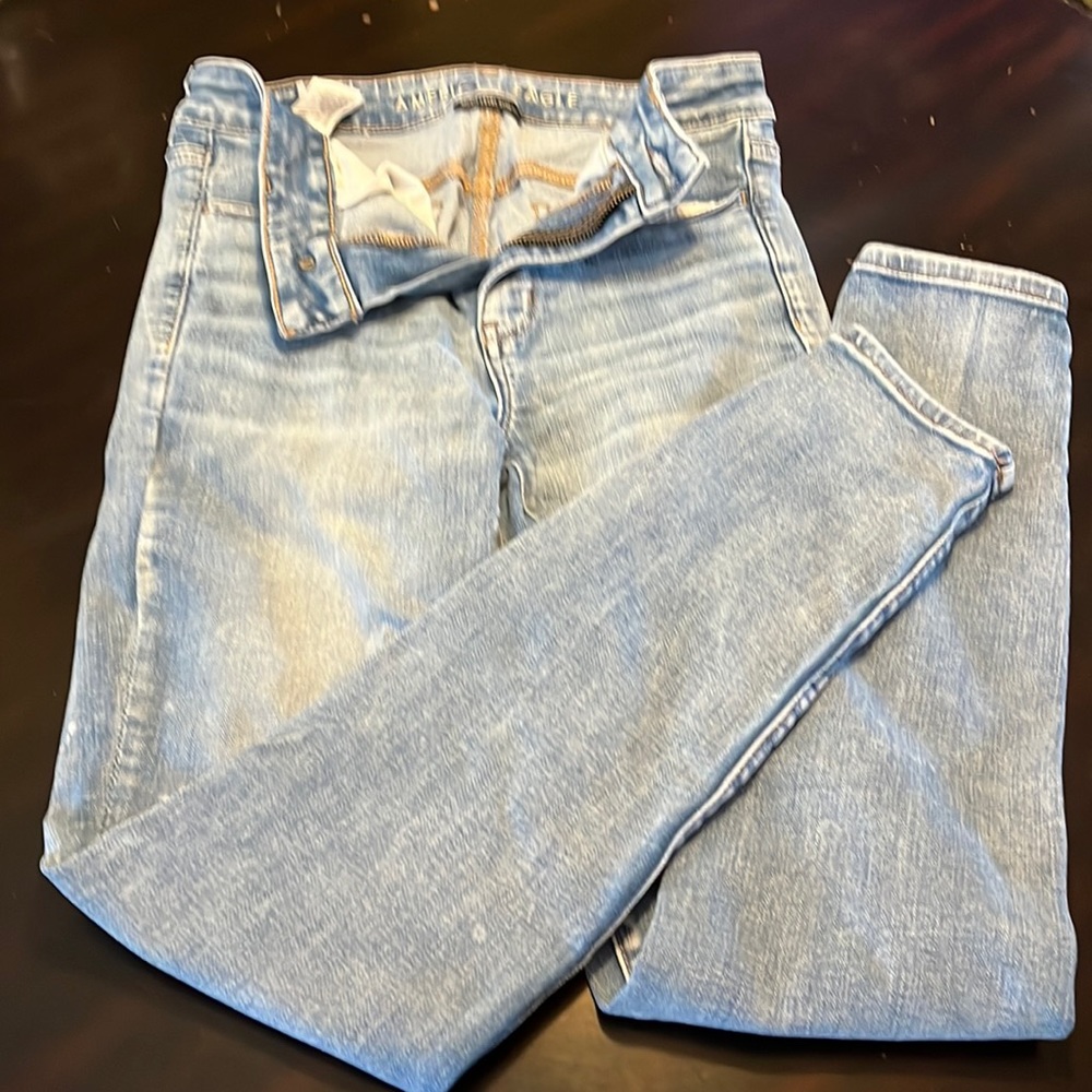 Size 8 American Eagle skinny jeans.  Next Level Stretch.